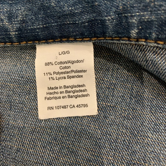 Levi’s denim jacket - long - size large - Picture 7 of 9